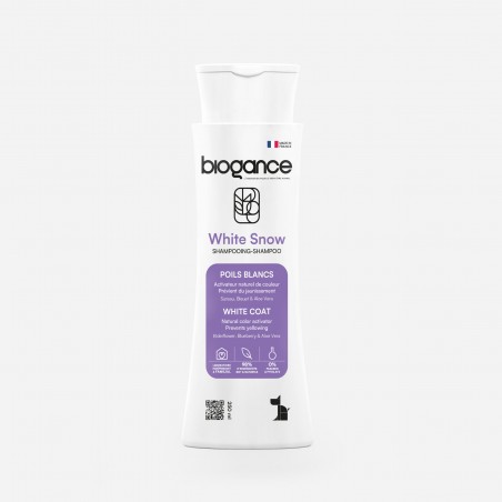 Shampooing Pelage blanc « White Snow » 250 ML – Laboratoires Biogance