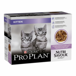 Proplan Kitten Healthy Start à la Dinde, Multipack 10 x 85 gr PRO PLAN 7613034767646 Boîtes, sachets pour chats