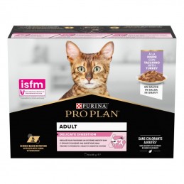 Proplan Chat Delicate Digestion à la dinde, Multipack 10 x 85 gr PRO PLAN 8445290856623 Boîtes, sachets pour chats
