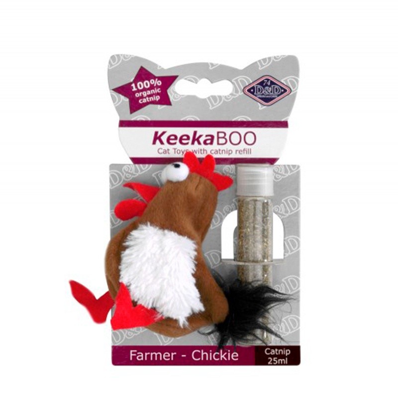 Jouet pour chat D&D KeekaBOO Farmer-Chickie EUROPET 4047059427552 Jouets divers