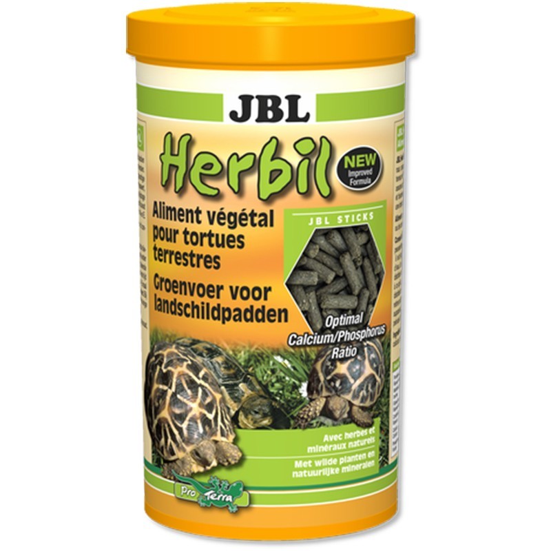JBL Herbil 1 L  nourriture tortues terrestres JBL 4014162014856 Alimentation reptiles et amphibiens