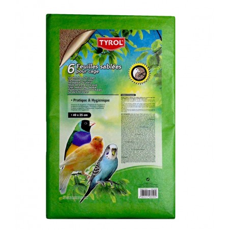 Tyrol Feuilles sablées 40 x 25 cm