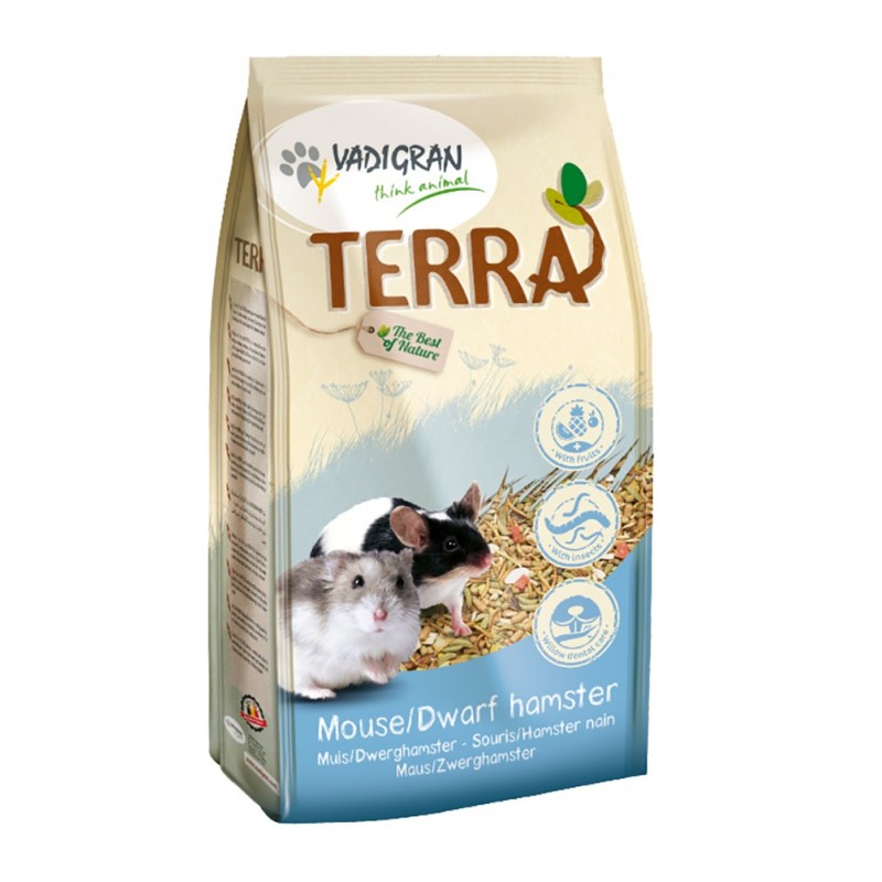 Vadigran Terra Souris et Hamster Nain 700 g VADIGRAN 5411468121865 Alimentation