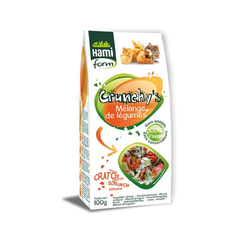 HamiForm Crunchy's Mélange de légumes HAMI 3469980003086 Friandise & Complément
