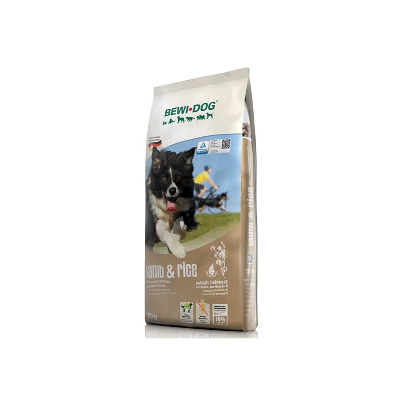 Croquettes BewiDog Lamb & Rice 12.5 kg BEWI DOG 4002633509628 Croquettes Bewi Dog