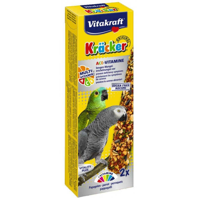 Vitakraft Kräcker Perroquets Multi-vitamines VITAKRAFT VITOBEL 4008239291547 Grande Perruche, Perroquet