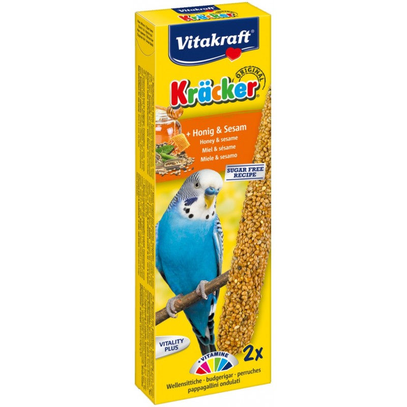 Vitakraft Kräcker Perruches Miel & Sésame VITAKRAFT VITOBEL 4008239212382 Perruche