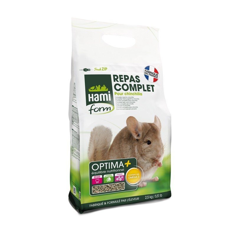 Hami Form Repas complet pour Chinchilla 2,5 kg HAMI 3469980000191 Autres rongeurs