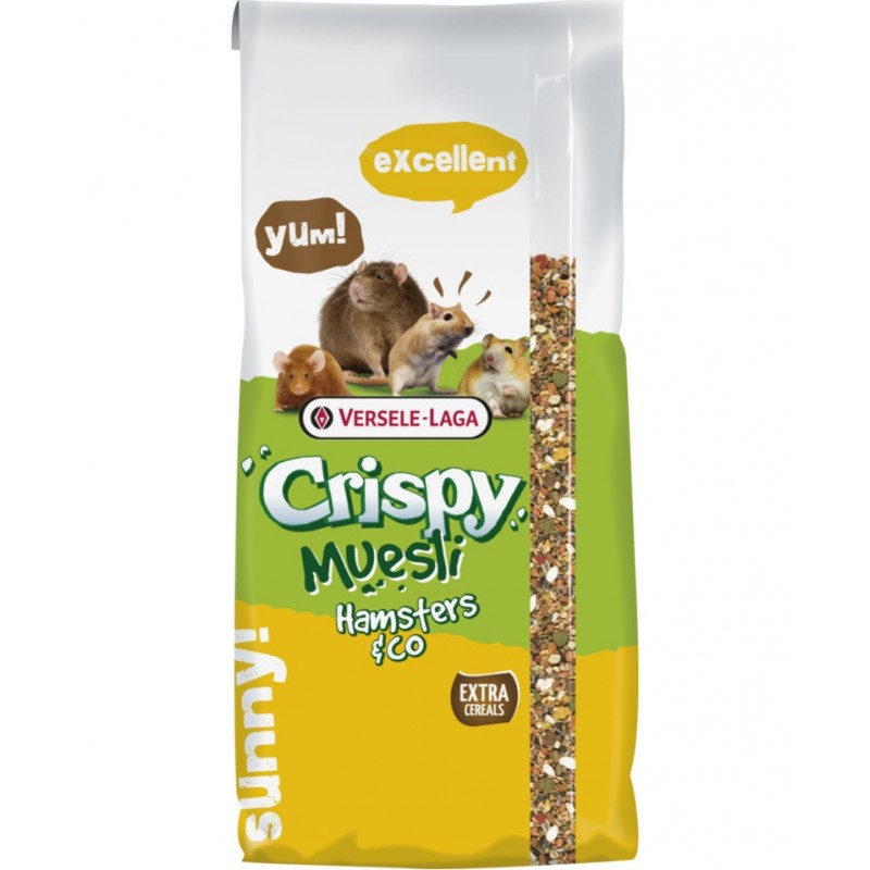 CRISPY MUESI HAMSTER 2.75KG VERSELE LAGA 5410340617229 Alimentation