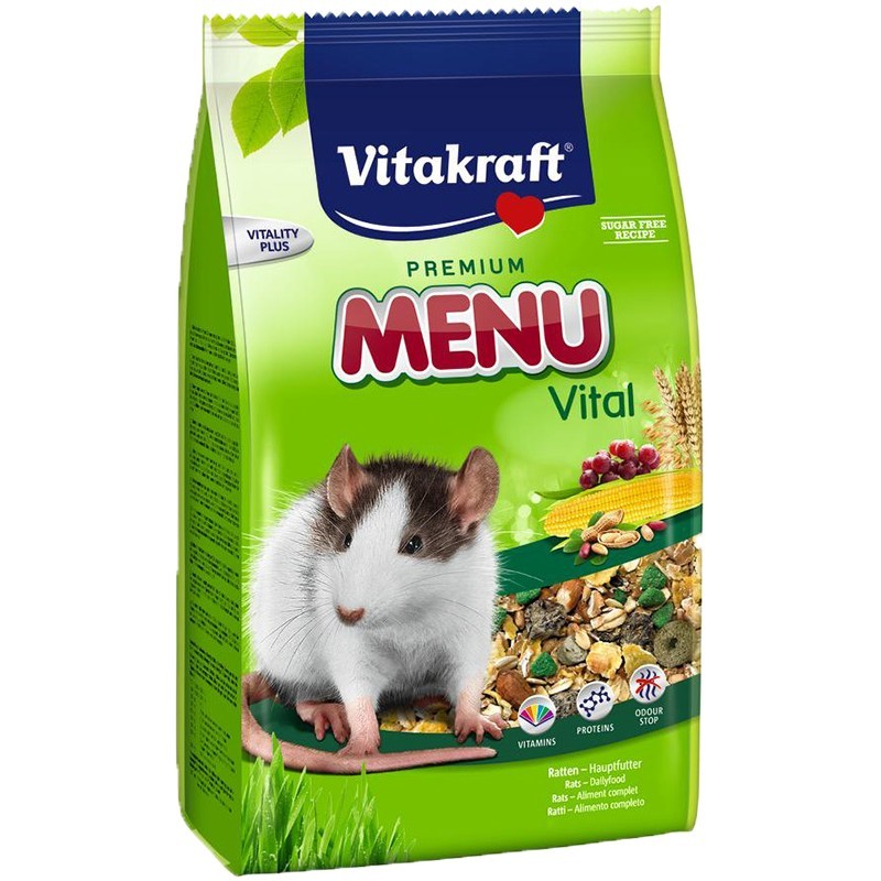 Vitakraft Rat Menu vital 800 g VITAKRAFT VITOBEL 4008239249586 Alimentation