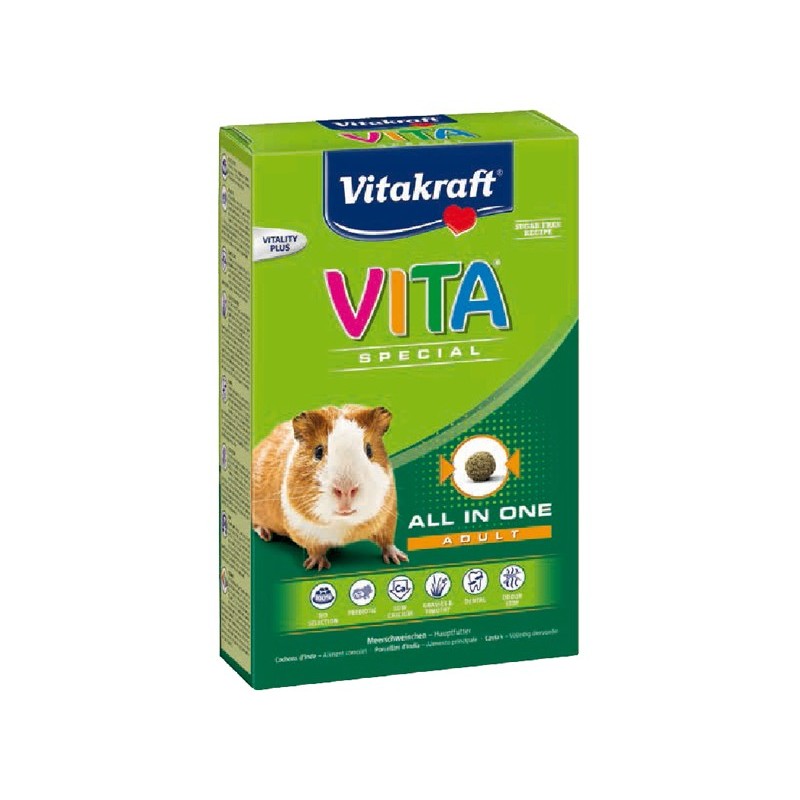 Vitakraft Vita Cochon d'Inde spécial Adulte 600 g VITAKRAFT VITOBEL 4008239253118 Alimentation
