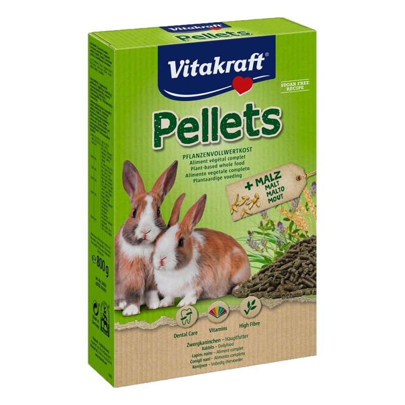 PELLETS LAPINS NAINS 800G VITAKRAFT VITOBEL 4008239249593 Alimentation
