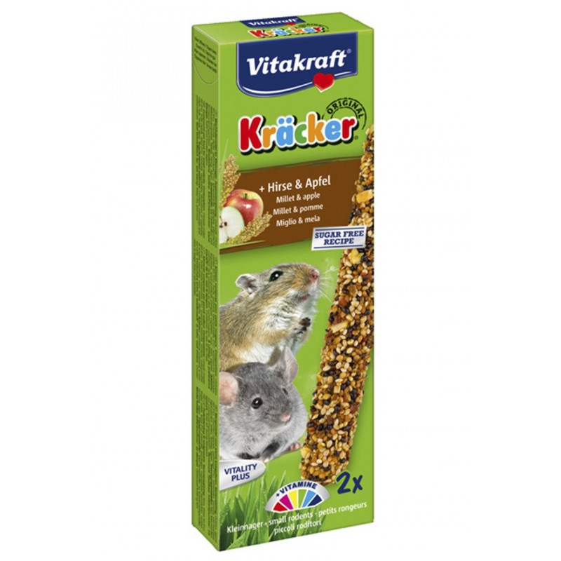 KRACKER POPCORN/FRUIT SOURIS VITAKRAFT VITOBEL 4008239251794 Friandise & Complément