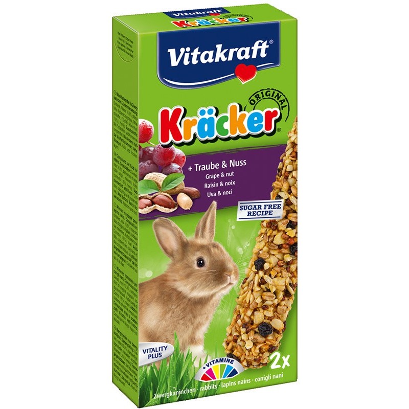 Vitakraft Kräcker Lapins Nains Raisin & Noix VITAKRAFT VITOBEL 4008239250162 Friandise & Complément