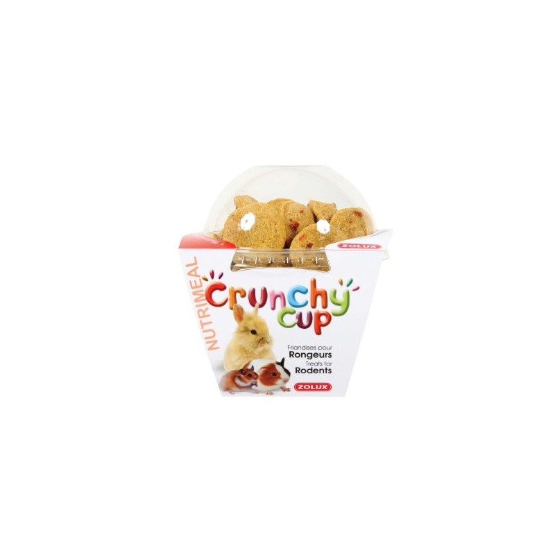 Crunchy Cup Maïs, Carotte - Zolux ZOLUX 3336022092516 Friandise & Complément