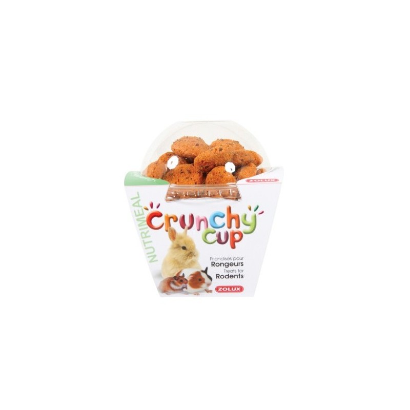 Crunchy Cup Carotte & Lin Zolux ZOLUX 3336022092523 Friandise & Complément