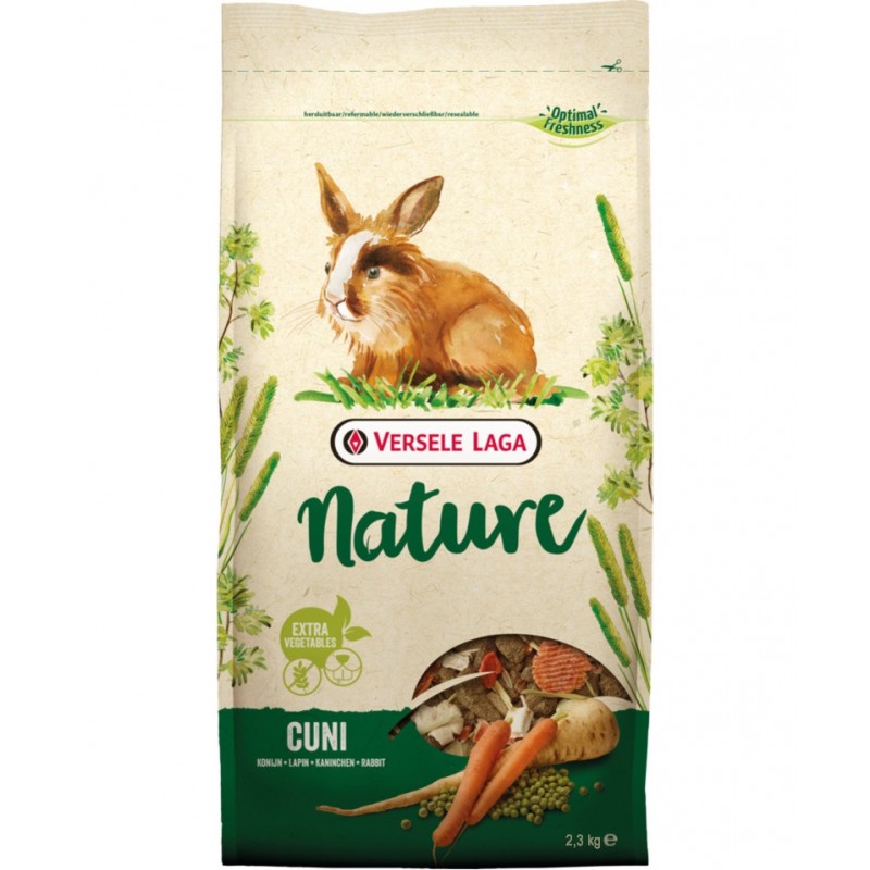 CUNI NATURE 2.3KG VERSELE LAGA 5410340614037 Alimentation