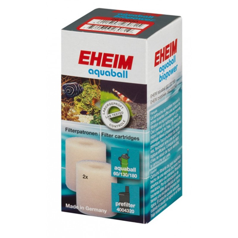 CARTOUCHE FILTRANTE AQUABALL 2208-12 2P EHEIM 4011708260715 Eheim