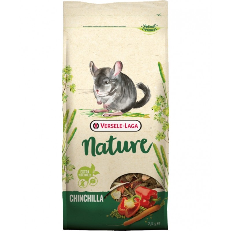 CHINCHILLA NATURE 2.3KG VERSELE LAGA 5410340614143 Alimentation
