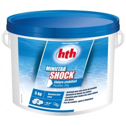 MiniTab Shock Chlore stabilisé HTH 5 kg  3521686001138 Chlore