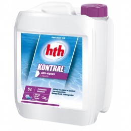 Anti-algues HTH Kontral 5L  3521686001183 Traitements, test d'eau