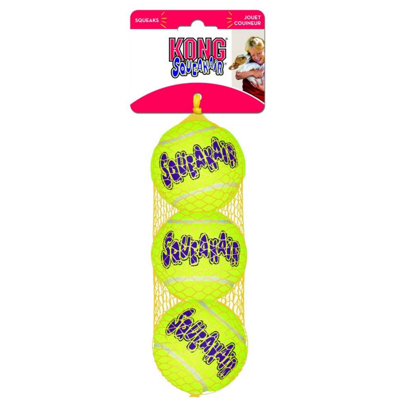 Kong Squeakair Balle de tennis Medium KONG 35585775203 Jouets Kong