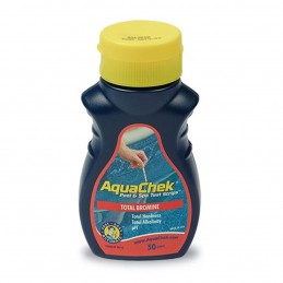 AquaCheK Rouge – bandelettes Test 4 en 1 (brome) x 50 AQUACHEK 090944012528 Traitements, test d'eau