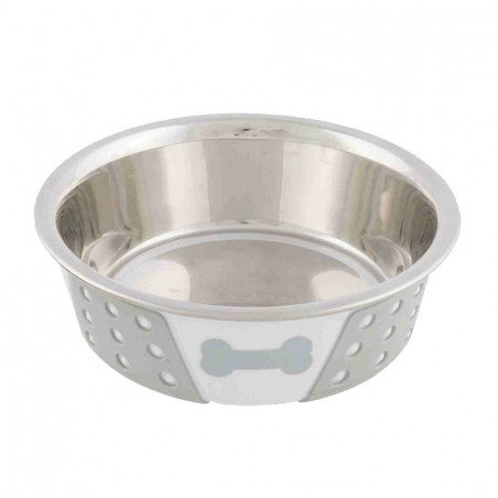 Ecuelle en acier inox os Trixie