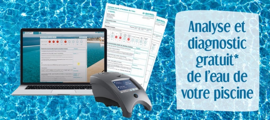 Analyse et diagnostic de l'eau de votre piscine ! 